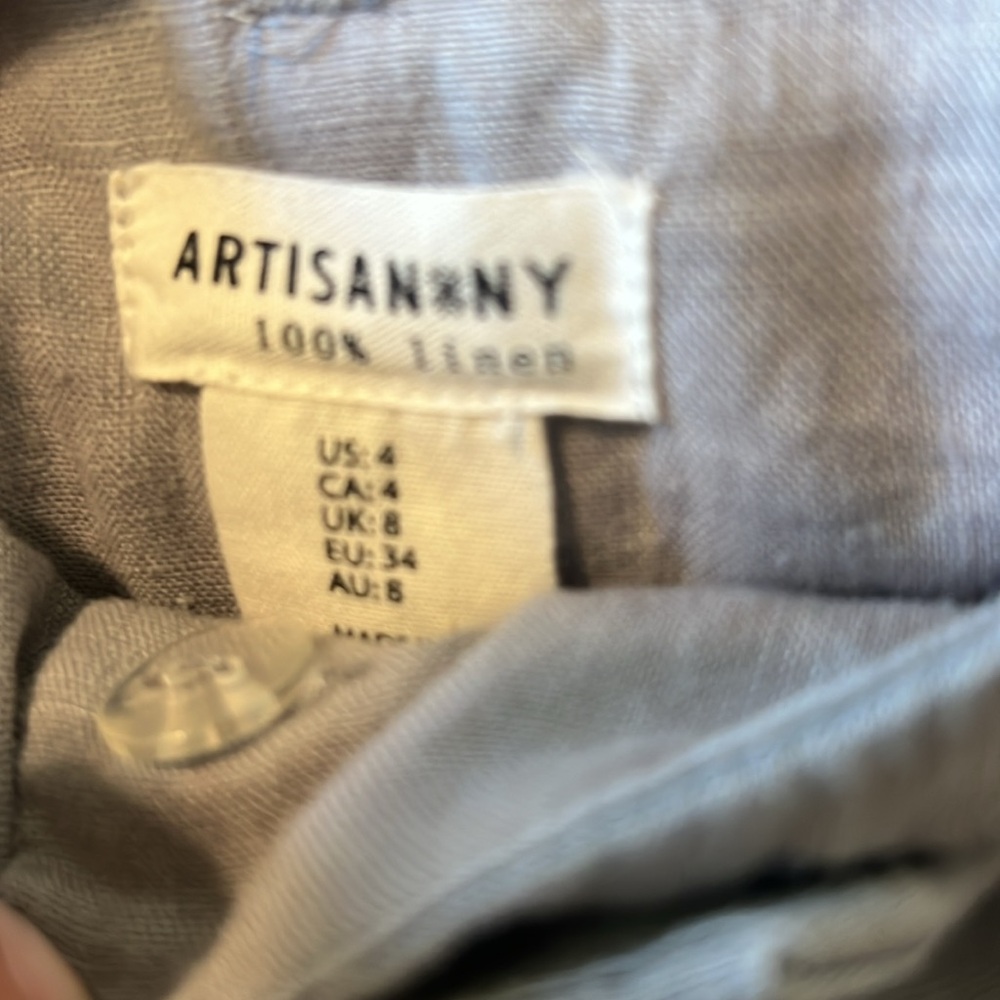 Artisan NY Linen Shorts - Picture 3 of 4